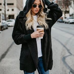 Womens Oversized Open Cardigan Sweater Cozy